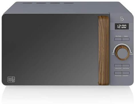 Swan Nordic Slate Grey 20 Litre 800W Digital Microwave