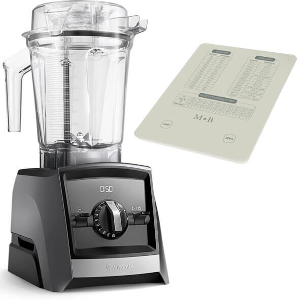 Vitamix A2500i Ascent Series Blender Slate With Free Gift