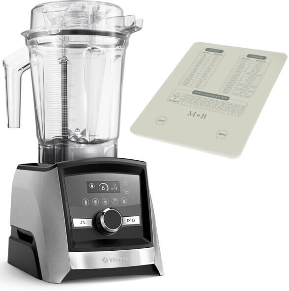 Vitamix A3500i Ascent Series Blender Silver With FREE Gift