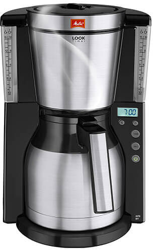 Melitta Look IV Therm Timer Black Filter Coffee Machine