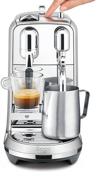 Sage Stainless Steel Creatista Plus Nespresso Coffee Machine