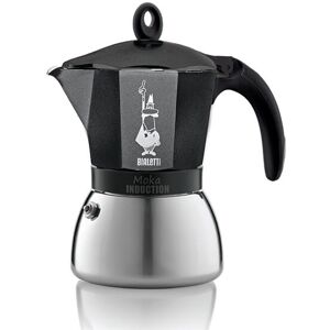 Bialetti Moka Induction 6 Cup Espresso Maker Black