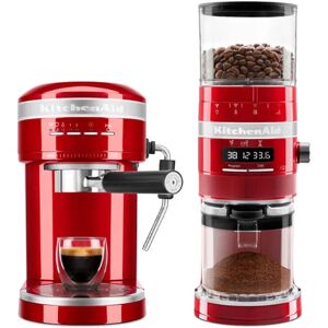 KitchenAid Artisan Semi-Auto Espresso Machine & Burr Grinder Set Candy Apple