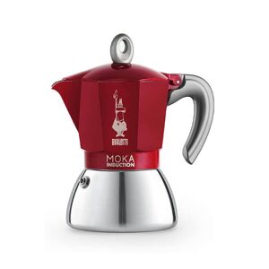 Bialetti Moka Induction 4 Cup Espresso Maker Red