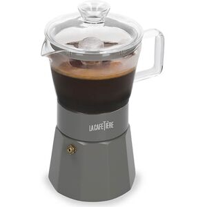 La Cafetiere Glass Espresso Maker 6 Cup Latte