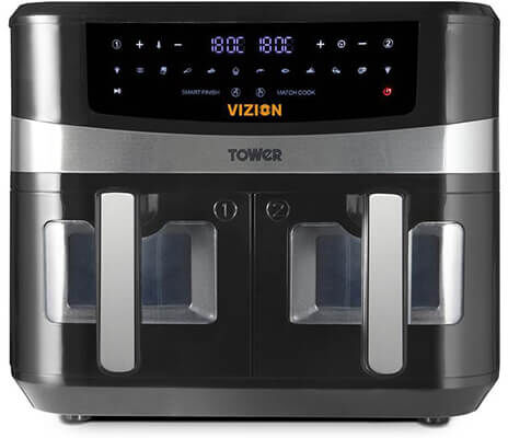 Tower Air Fryer Vortx Vizion 9L Dual Basket