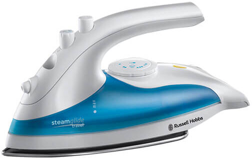 Russell Hobbs Linencare Travel Iron White And Blue