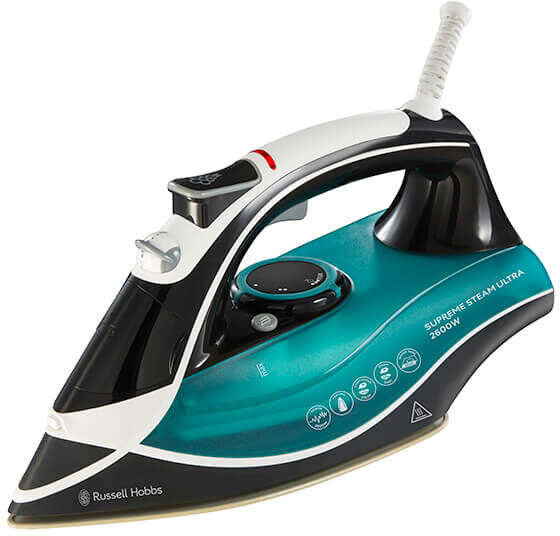 Russell Hobbs Linencare Supreme Steam Ultra Steam Iron Teal And Black