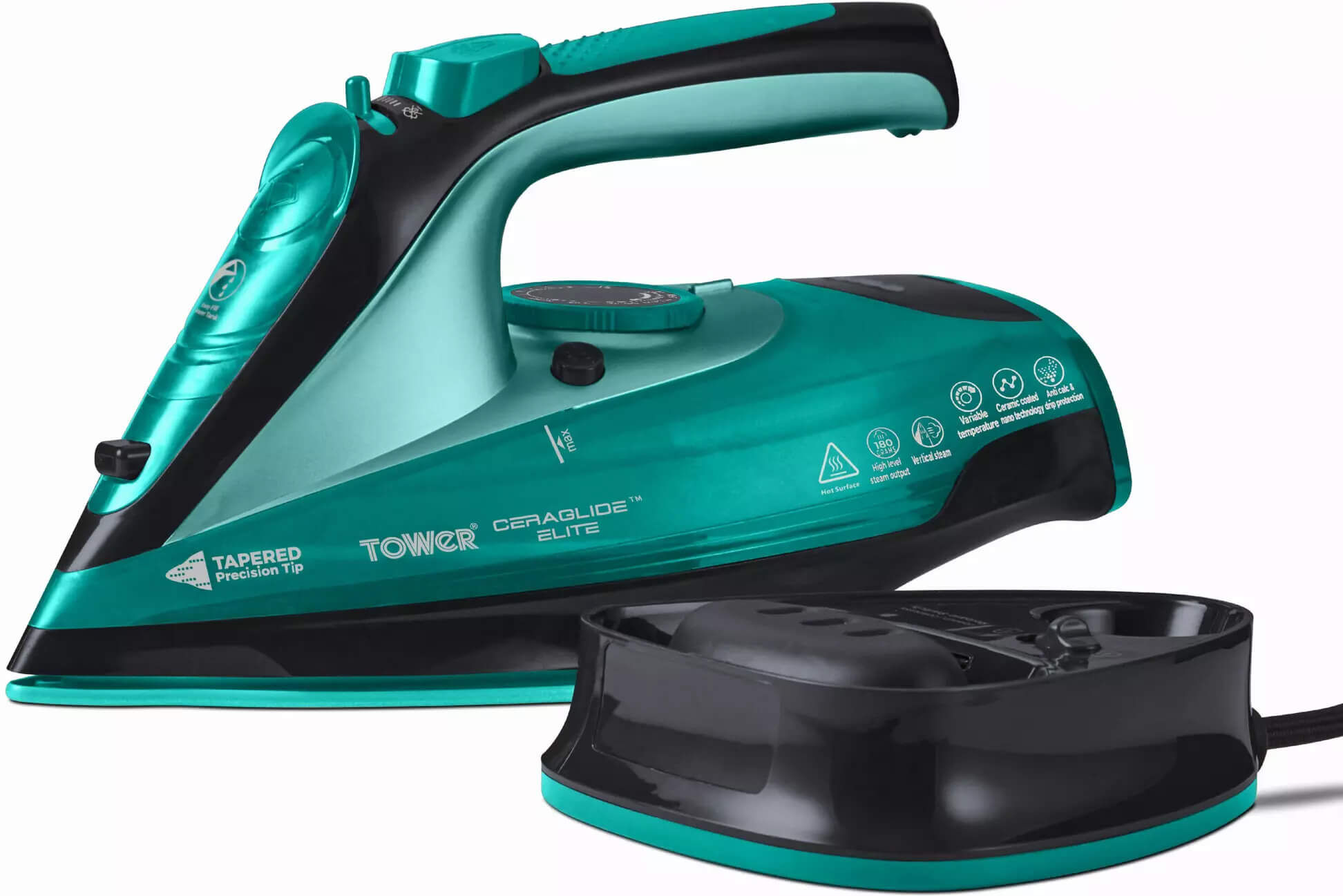 Tower Ceraglide Cordless Iron Teal