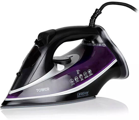 Tower Ceraglide 3100W Corded Iron Purple