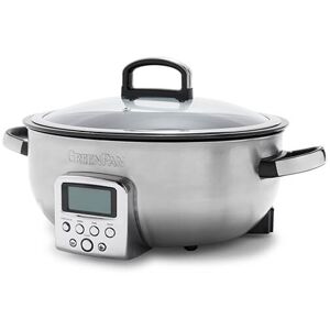 GreenPan Non-Stick Multicooker 5.6L Stainless Steel