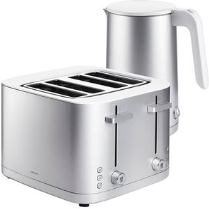 Zwilling Enfinigy 1.5L Kettle Plastic & 4 Short Slot Toaster Silver