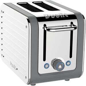 Dualit Architect 2 Slot Grey Body With White Panel Toaster