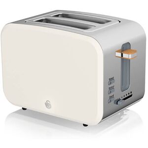 Swan Nordic Cotton White 2 Slice Toaster