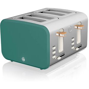 Swan Nordic Pine Green 4 Slice Toaster