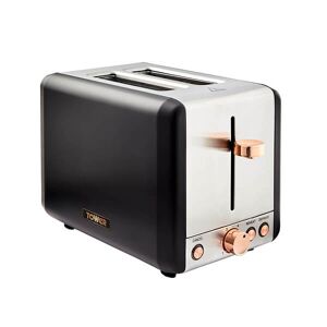 Tower Cavaletto Toaster 2 Slice Black