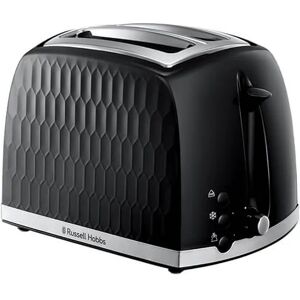 Russell Hobbs Honeycomb 2 Slice Black Toaster