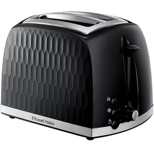 Russell Hobbs Honeycomb 2 Slice Black Toaster