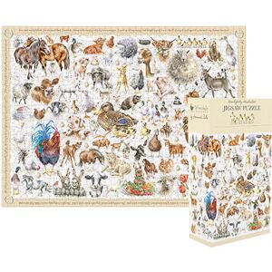 Wrendale Designs 'Farmyard Friends' Jigsaw Puzzle