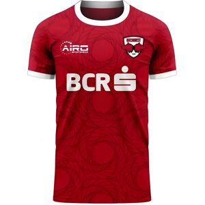 Airo Sportswear Dinamo Bucharest 2024-2025 Home Concept Football Kit (Airo) - Red - male - Size: XXL 50-52\" Chest (124/136cm) Airo Sportswear Dinamo Bucharest 2024-2025 Home Concept Football Kit (Airo) - Red - male - Size: XXL 50-52\" Chest (124/136cm)
