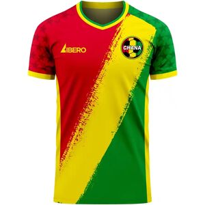 Libero Sportswear Ghana 2024-2025 Away Concept Football Kit (Libero) - White - male - Size: XXL 50-52\" Chest (124/136cm) Libero Sportswear Ghana 2024-2025 Away Concept Football Kit (Libero) - White - male - Size: XXL 50-52\" Chest (124/136cm)