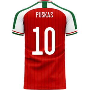 Libero Sportswear Hungary 2023-2024 Home Concept Football Kit (Libero) (PUSKAS 10) - Red - male - Size: XXL 50-52\" Chest (124/136cm) Libero Sportswear Hungary 2023-2024 Home Concept Football Kit (Libero) (PUSKAS 10) - Red - male - Size: XXL 50-52\" Chest (124/136cm)