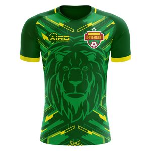 Airo Sportswear 2023-2024 Cameroon Home Concept Football Shirt - Womens - Green - female - Size: XS - UK Size 6/8