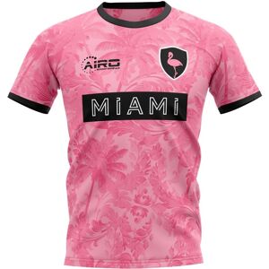 Airo Sportswear 2023-2024 Miami Away Concept Football Shirt - Womens - Black - female - Size: Large - UK Size 14