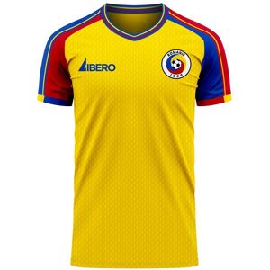 Libero Sportswear Romania 2023-2024 Home Concept Football Kit (Libero) - Yellow - male - Size: XXL 50-52\