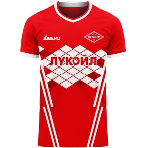 Libero Sportswear Spartak Moscow 2023-2024 Home Concept Football Kit (Libero) - Red - male - Size: XXL 50-52\