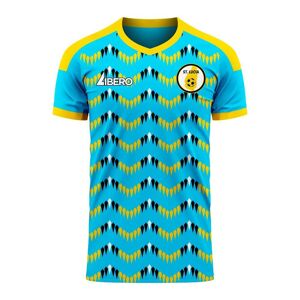 Libero Sportswear Saint Lucia 2023-2024 Home Concept Football Kit (Libero) - Blue - male - Size: XXL 50-52\