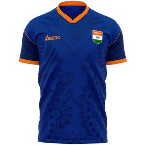 Libero Sportswear India 2023-2024 Home Concept Football Kit (Libero) - Blue - male - Size: XXL 50-52\