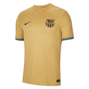 Nike 2022-2023 Barcelona Away Shirt - Gold - male - Size: Medium 38-40\" Chest (96-104cm)