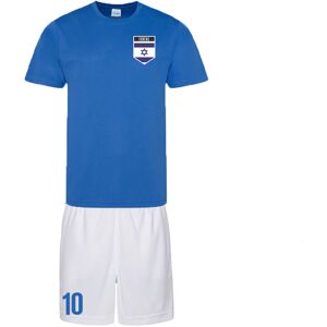 UKSoccershop Personalised Israel Training Kit - Blue - male - Size: Medium (38-40\