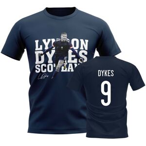 UKSoccershop Lyndon Dykes Scotland Player Tee (Navy) - Navy - male - Size: Medium (38-40\