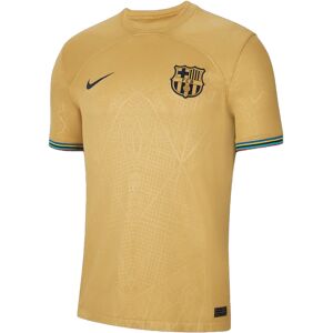 Nike 2022-2023 Barcelona Away Shirt - Gold - male - Size: Medium 38-40\