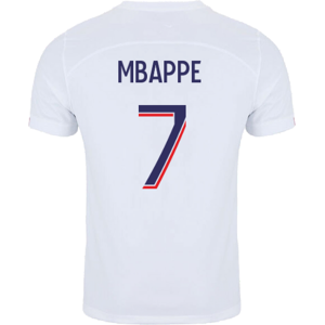 Nike 2022-2023 PSG Third Shirt (MBAPPE 7) - Navy - male - Size: Large 42-44\" Chest (104-112cm) Nike 2022-2023 PSG Third Shirt (MBAPPE 7) - Navy - male - Size: Large 42-44\" Chest (104-112cm)