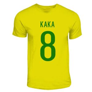 Gildan Kaka Brazil Hero T-shirt (yellow) - Yellow - male - Size: Womens M (Size 12 - 34\" Chest)