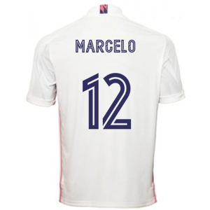 2020-2021 Real Madrid Adidas Home Football Shirt (MARCELO 12) - White - male - Size: XXXL 48-50\" Chest 2020-2021 Real Madrid Adidas Home Football Shirt (MARCELO 12) - White - male - Size: XXXL 48-50\" Chest