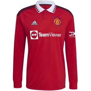 adidas 2022-2023 Man Utd Long Sleeve Home Shirt - Black - male - Size: XXXXL 50-52\" Chest adidas 2022-2023 Man Utd Long Sleeve Home Shirt - Black - male - Size: XXXXL 50-52\" Chest