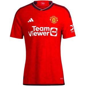 adidas 2023-2024 Man Utd Authentic Home Shirt - Red - male - Size: Large 42-44\" Chest adidas 2023-2024 Man Utd Authentic Home Shirt - Red - male - Size: Large 42-44\" Chest