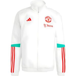 adidas 2023-2024 Man Utd Presentation Jacket (White) - White - male - Size: Small 36-38\" Chest adidas 2023-2024 Man Utd Presentation Jacket (White) - White - male - Size: Small 36-38\" Chest