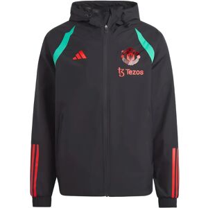 adidas 2023-2024 Man Utd Allweather Jacket (Black) - Black - male - Size: XXL 46-48\" Chest adidas 2023-2024 Man Utd Allweather Jacket (Black) - Black - male - Size: XXL 46-48\" Chest