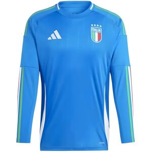adidas 2024-2025 Italy Long Sleeve Home Shirt - Blue - male - Size: XS - 34-36\" Chest Size adidas 2024-2025 Italy Long Sleeve Home Shirt - Blue - male - Size: XS - 34-36\" Chest Size