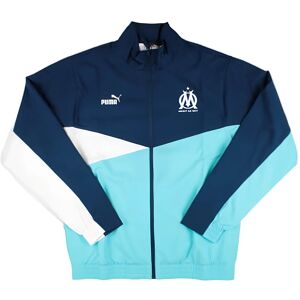 Puma 2023-2024 Marseille Woven Jacket (Persian Blue) - Blue - male - Size: Large Adults Puma 2023-2024 Marseille Woven Jacket (Persian Blue) - Blue - male - Size: Large Adults