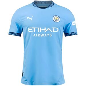 Puma 2024-2025 Man City Home Authentic Shirt - Blue - male - Size: Large Adults Puma 2024-2025 Man City Home Authentic Shirt - Blue - male - Size: Large Adults