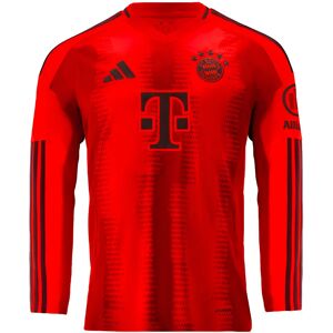 adidas 2024-2025 Bayern Munich Long Sleeve Home Shirt - Red - male - Size: Large 42-44\" Chest adidas 2024-2025 Bayern Munich Long Sleeve Home Shirt - Red - male - Size: Large 42-44\" Chest