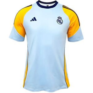 adidas 2024-2025 Real Madrid Training Tee (Glow Blue) - Blue - male - Size: XS - 34-36\" Chest Size adidas 2024-2025 Real Madrid Training Tee (Glow Blue) - Blue - male - Size: XS - 34-36\" Chest Size