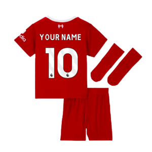 Nike 2023-2024 Liverpool Home Baby Kit (Your Name) - Red - male - Size: 6/9 Months