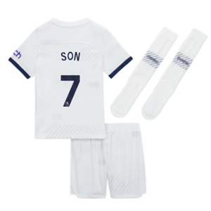 Nike 2023-2024 Tottenham Home Mini Kit (Son 7) - White - male - Size: MB 5-6yrs (110-116cm)
